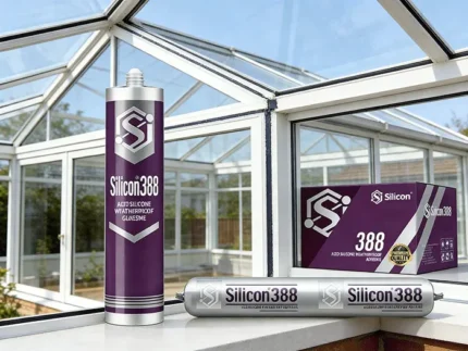 388 Acid Silicone Weatherproof Adhesive