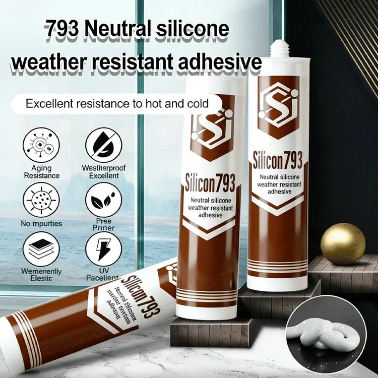 793 Neutral silicone weather resistant adhesive